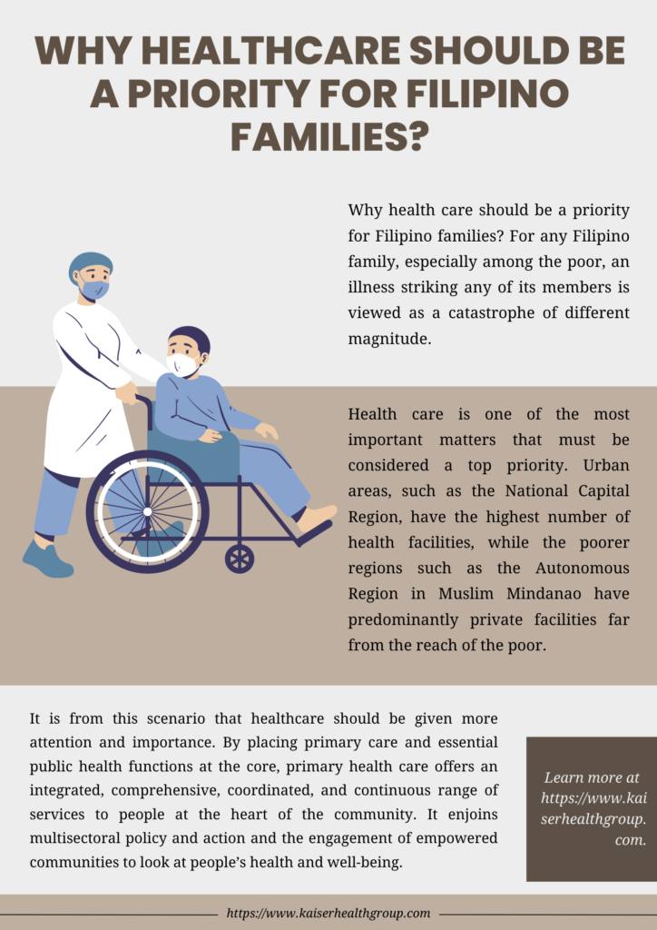 Why Healthcare should be a Priority for Filipino Families?